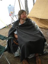 Gaston Relaxes at Gulf Wars, 2010