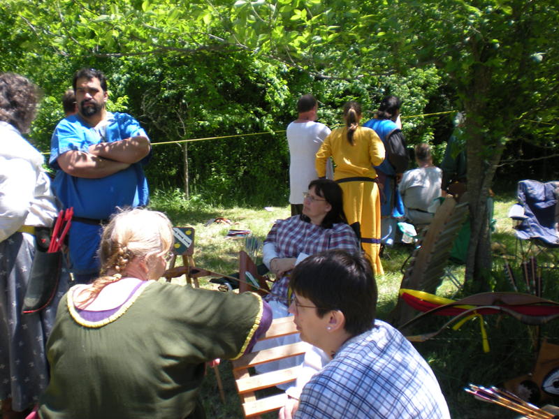 Archers relaxing at St. George, 2010