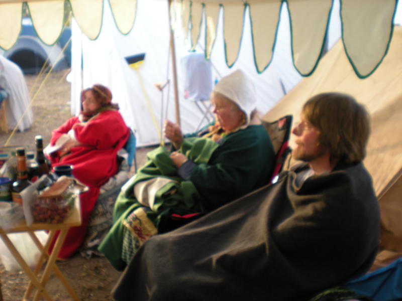Calanais in camp at Gulf Wars, 2010